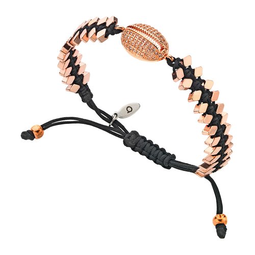 BREEZE Metal Cord Zircons Adjustable Bracelet 310040.3