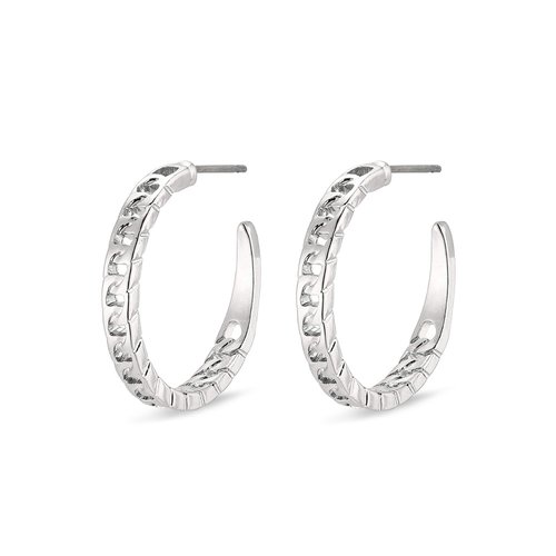 PILGRIM Yggdrasil Silver-Plated Earrings 101946043