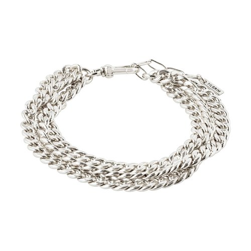 PILGRIM Authenticity Chain Silver-Plated Bracelet 122136002
