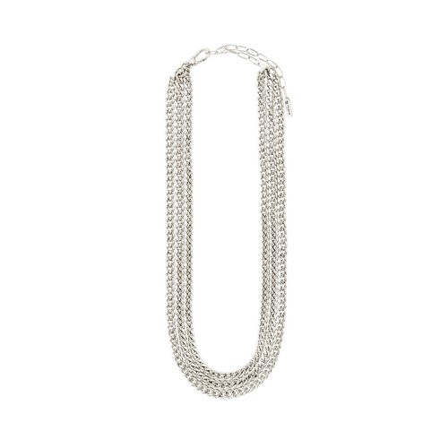PILGRIM Authenticity Curb Chain Silver-Platet Necklace 122136011