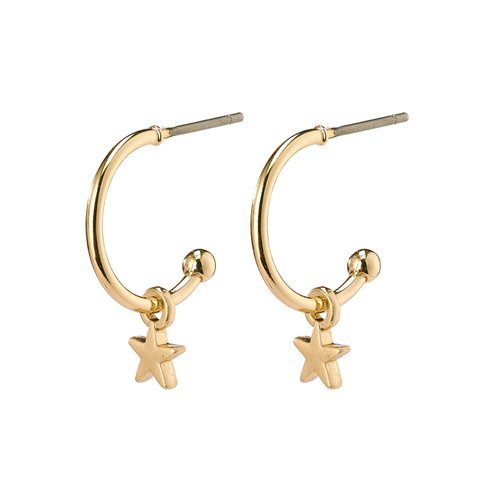 PILGRIM Ava Star Gold-Plated Earrings 611712003