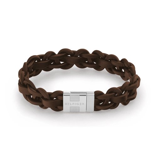 TOMMY HILFIGER Leather Stainless Steel Bracelet 2790373