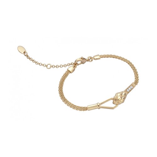 JUST CAVALLI Fashion Gold Stainless Steel Bracelet JCFB00380200