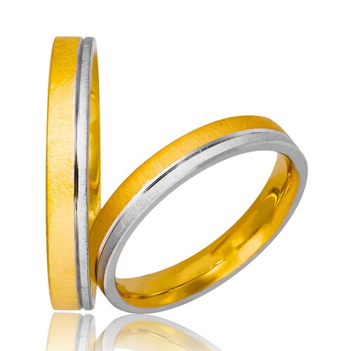 STERGIADIS Wedding Ring With Pattern Gold K14 707-WGGOLD