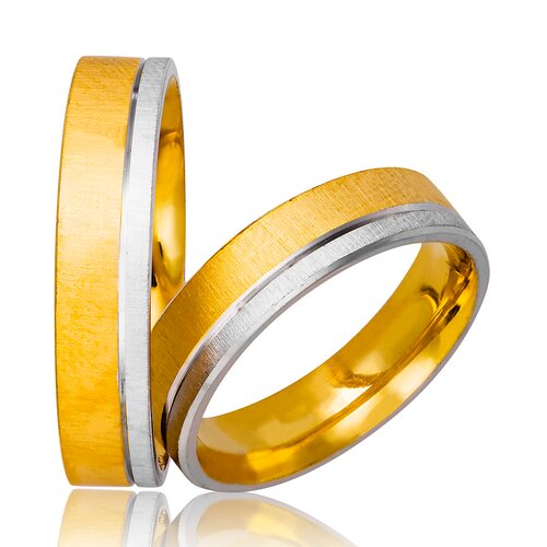STERGIADIS Wedding Ring With Pattern Gold K14 710-WGGOLD