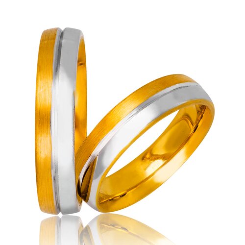 STERGIADIS Wedding Ring With Pattern Gold K14 734-WGGOLD