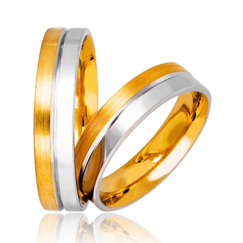 STERGIADIS Wedding Ring With Pattern Gold K14 740-WGGOLD