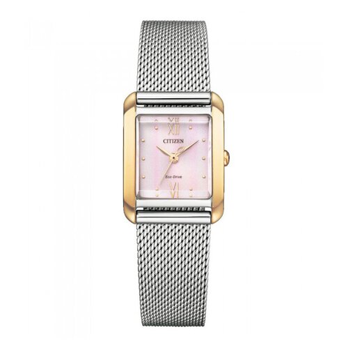CITIZEN L Eco-Drive Elegance With Extra Pink Ecopet Leather Strap EW5596-66X
