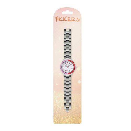 TIKKERS Girls Silver Bracelet Time Teacher ATK1051