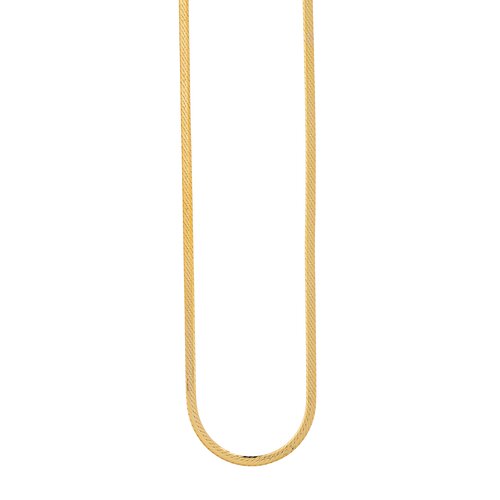 PRINCESILVERO Καδένα Χρυσή Herringbone Από Ασήμι 925 40cm 1R-CH065-3-40