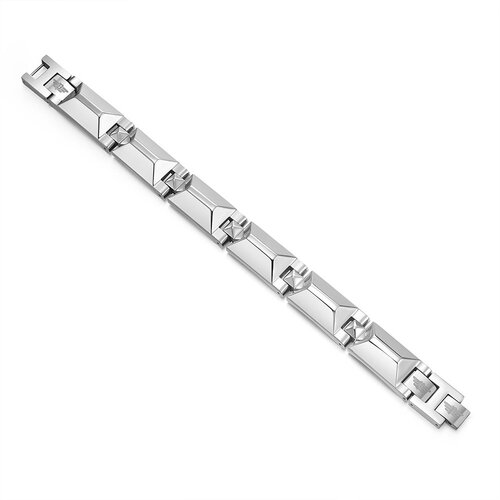 POLICE Geometric Metal Stainless Steel Bracelet 20cm PEAGB0001419