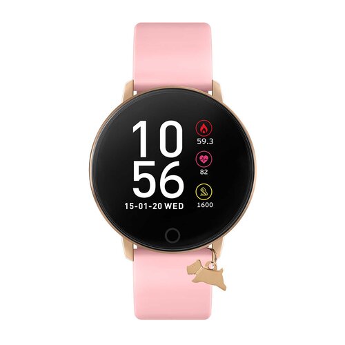 RADLEY LONDON Series 05 Smartwatch With Charm Rose Gold and Pink Leather RYS05-2040-INT