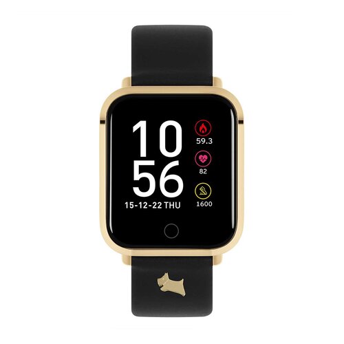RADLEY LONDON Series 06 Smartwatch Gold and Black Leather RYS06-2074-INT