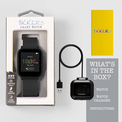 TIKKERS Teen Smartwatch Black TKS10-0004