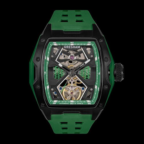 GRESHAM GL Special Edition Black and Green Colourway-Hyperion G1-0001-GRN