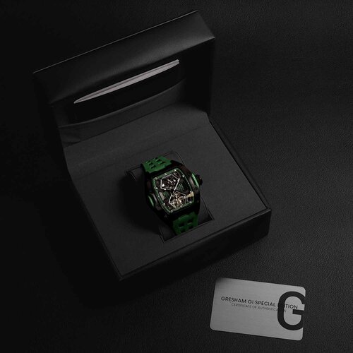 GRESHAM GL Special Edition Black and Green Colourway-Hyperion G1-0001-GRN