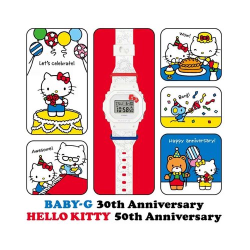 CASIO Baby-G Hello Kitty 50th Anniversary BGD-565KT-7ER
