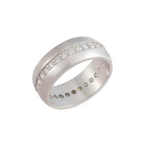 PRINCESILVERO Δαχτυλίδι Φαρδύ Με Πέτρες Από Ασήμι 925 4B-RG100-1