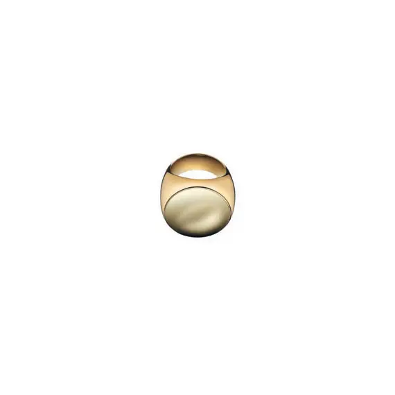 Calvin Klein Gold Stainless Steel Ring KJ07AR0107