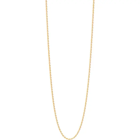 PRINCESILVERO Καδένα Χρυσή Corda 030 Non Diamantata Από Ασήμι 925 40cm 4R-CH114-3-40