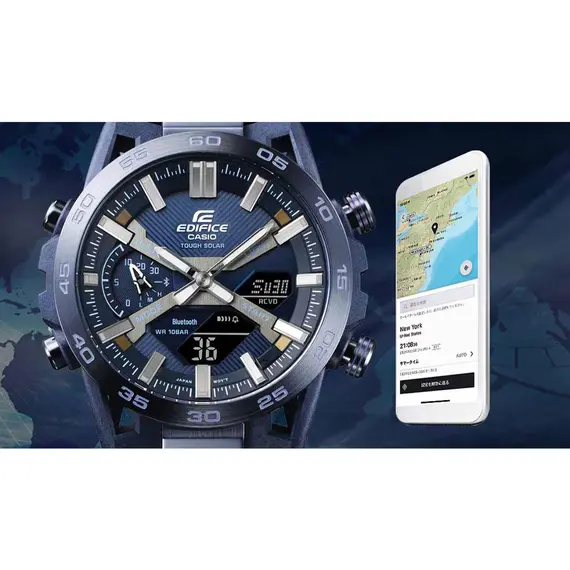 CASIO Edifice Sospensione Solar Bluetooth ECB-2000CB-2AEF, image 3