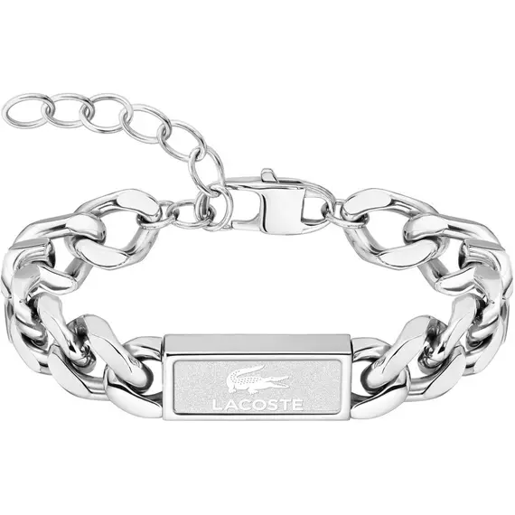 LACOSTE Backhand Βραχιόλι Από Ανοξείδωτο Ατσάλι 19cm 2040439