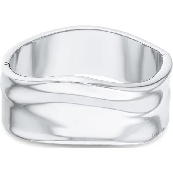 CALVIN KLEIN Elemental Βραχιόλι Χειροπέδα Από Ανοξείδωτο Ατσάλι 17.5cm 35000640