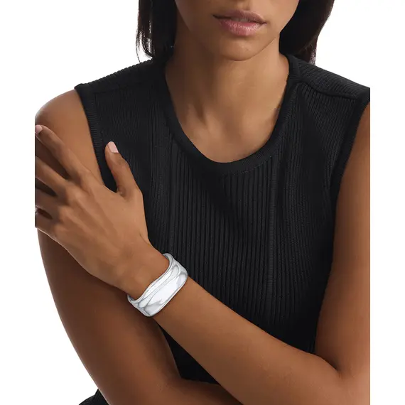 CALVIN KLEIN Elemental Βραχιόλι Χειροπέδα Από Ανοξείδωτο Ατσάλι 17.5cm 35000640, image 2
