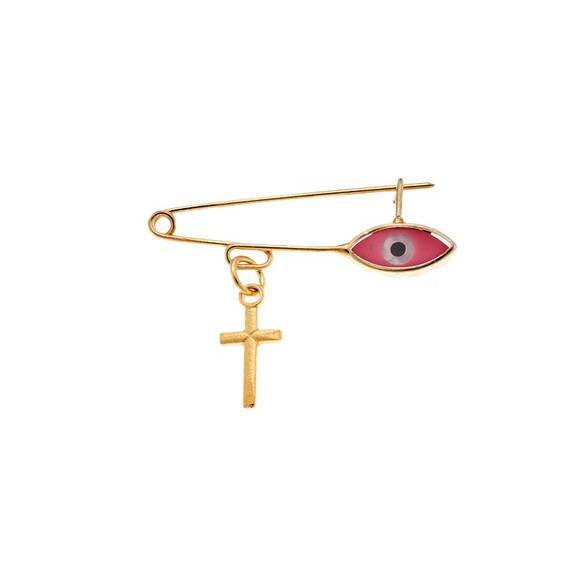 Παραμάνα Νεογέννητου SENZA Silver 925 Gold Plated