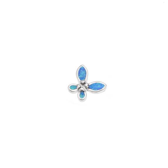 Μοτίφ Senza από ασήμι 925, πεταλούδα με Opal