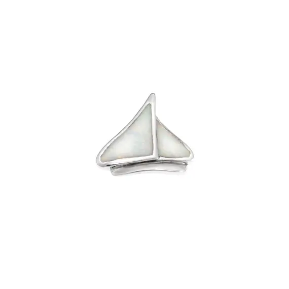 Μοτίφ Senza από ασήμι 925, καραβάκι με Opal