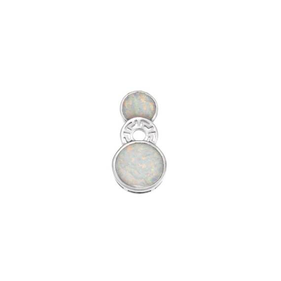 Μοτίφ Senza από ασήμι 925, κύκλοι με μαίανδρο και Opal