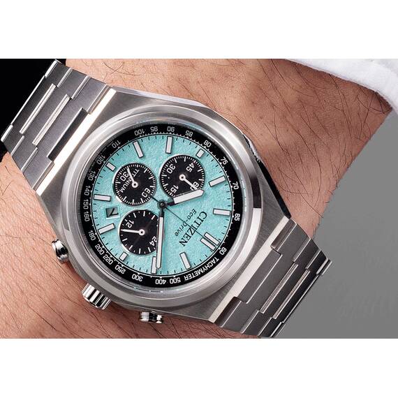 CITIZEN Eco-Drive Super Titanium Chronograph CA4610-85M, image 2