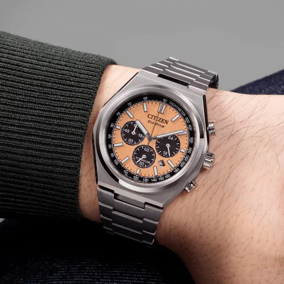 CITIZEN Eco-Drive Super Titanium Chronograph CA4610-85Z, image 2