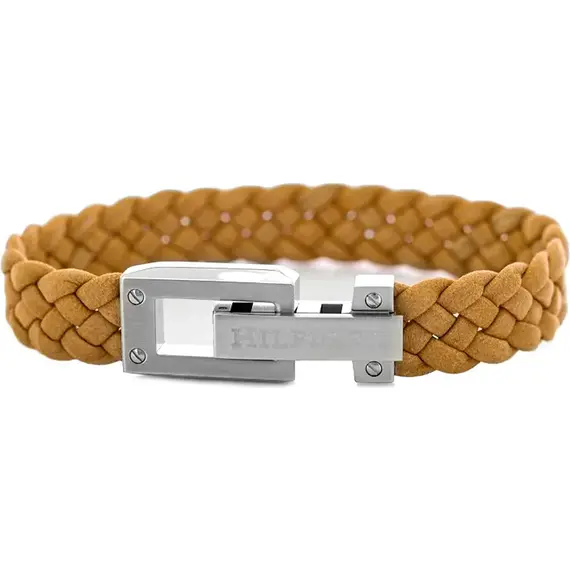 TOMMY HILFIGER Leather Stainless Steel Bracelet 2790516