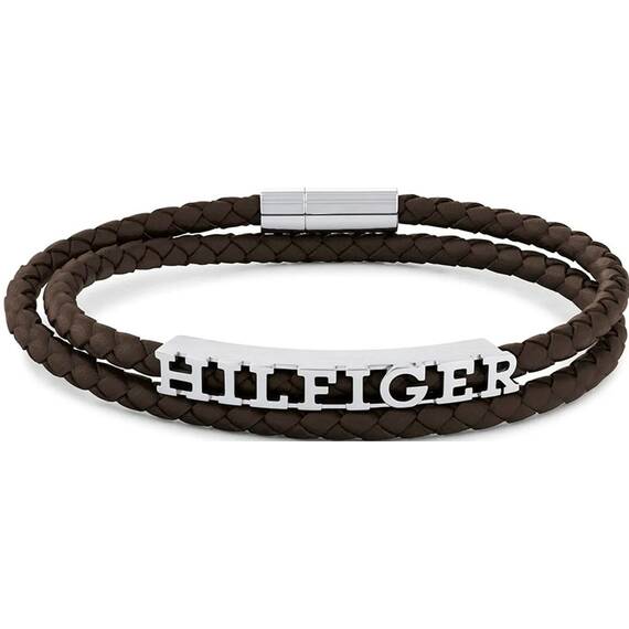 TOMMY HILFIGER Βραχιόλι Από Δέρμα Και Ανοξείδωτο Ατσάλι 2790589