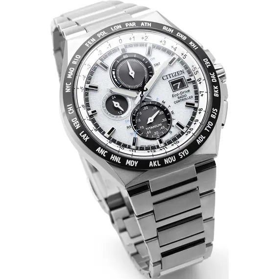 CITIZEN Eco-Drive Super Titanium Radio Controlled Chronograph AT8238-84A, image 3