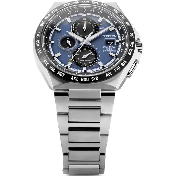 CITIZEN Eco-Drive Super Titanium Radio Controlled Chronograph AT8238-84L, image 3