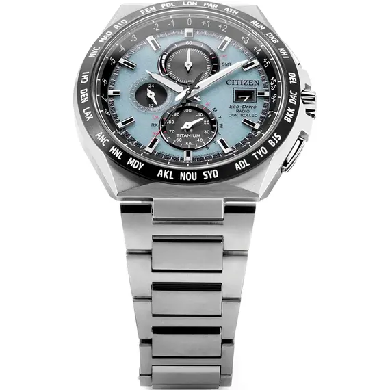 CITIZEN Eco-Drive Super Titanium Radio Controlled Chronograph AT8238-84M, image 3