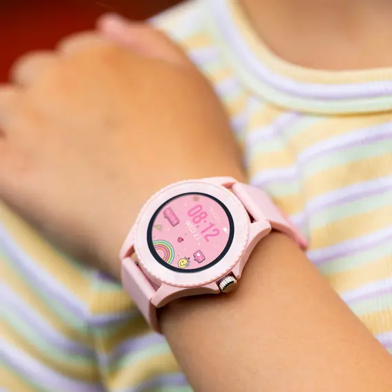 TIKKERS Series 34 Girls Smartwatch Pink Silicone Strap TKS34-0022, image 2