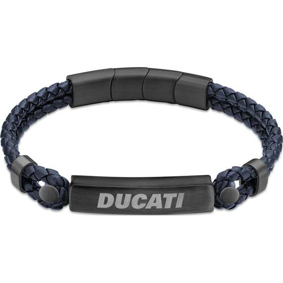 DUCATI Trionfo Βραχιόλι Από Δέρμα Και Ανοξείδωτο Ατσάλι 21cm DTAGB0003602