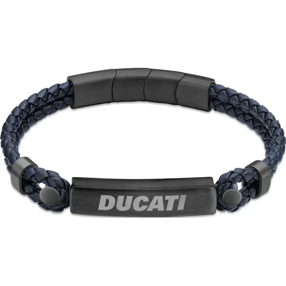 DUCATI Trionfo Βραχιόλι Από Δέρμα Και Ανοξείδωτο Ατσάλι 21cm DTAGB0003602