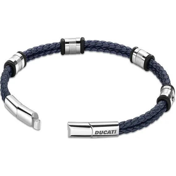 DUCATI Contesa Leather and Stainless Steel Bracelet DTAGB0003701, image 2