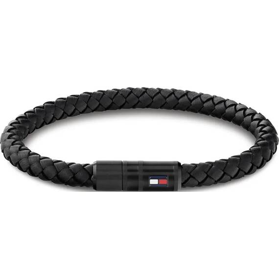 TOMMY HILFIGER Leather Stainless Steel Bracelet 2790641S