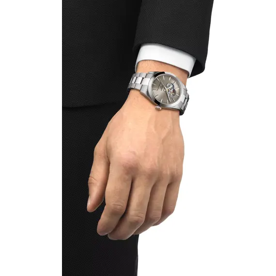 TISSOT Gentleman Powermatic 80 Open Heart T1274071108100, image 5