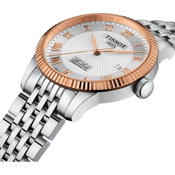 TISSOT Le Locle COSC 39mm 18K Gold Bezel T9324084103300, image 6