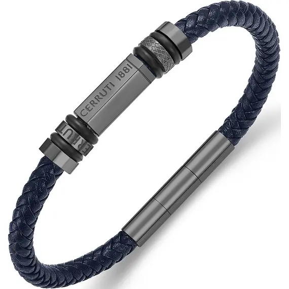 CERRUTI Leather Stainless Steel Bracelet CIAGB0011902, image 2