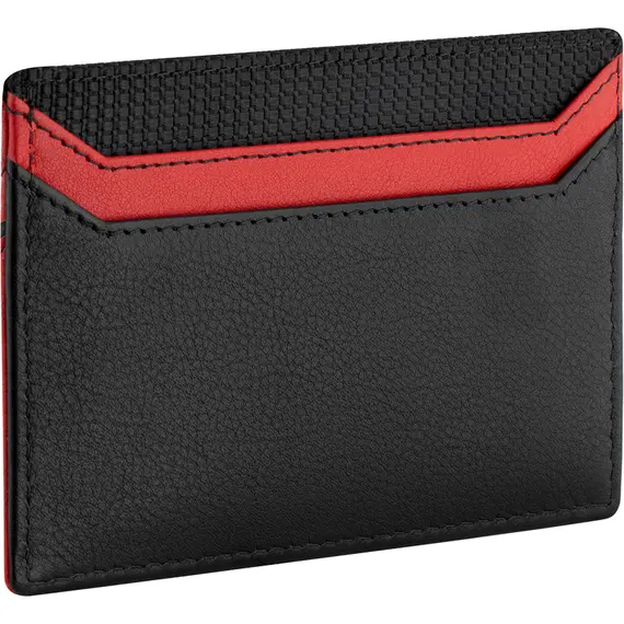 DUCATI Corse Elegante Καρτοθήκη Μαύρη Κόκκινη Από Δέρμα 105mm x 77mm DTLGD2000301, image 2