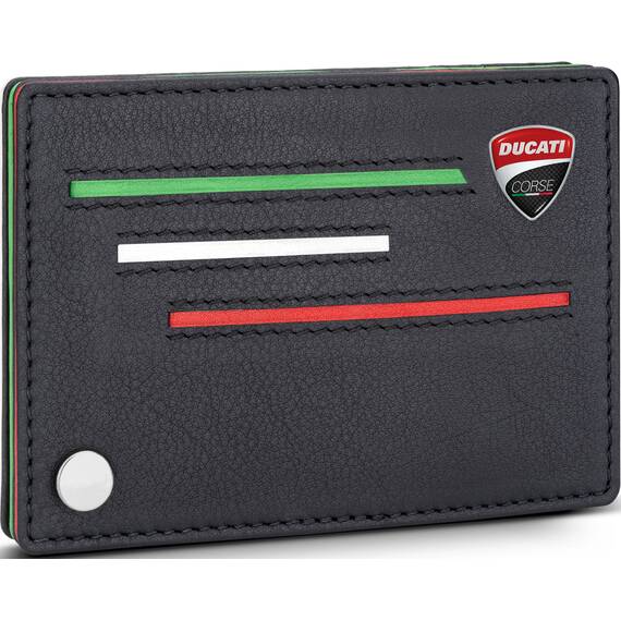 DUCATI Corse Scudetto Multicolor Leather Card Holder DTLGD2200201, image 3