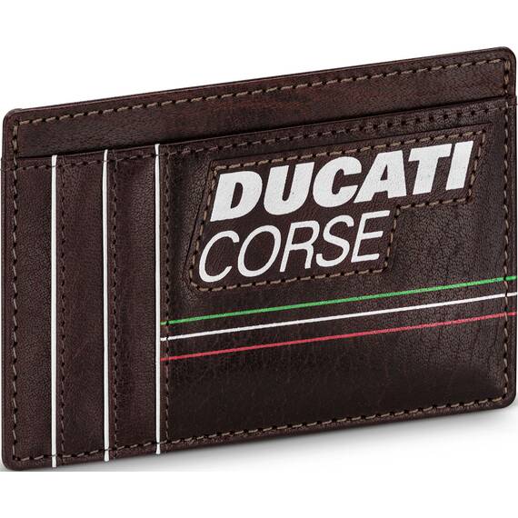 DUCATI Corse Stile Καρτοθήκη Καφέ Από Δέρμα 105mm x 77mm DTLGD2200602, image 3